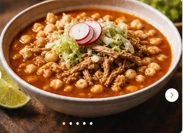 Pozole como especialidad de la casa